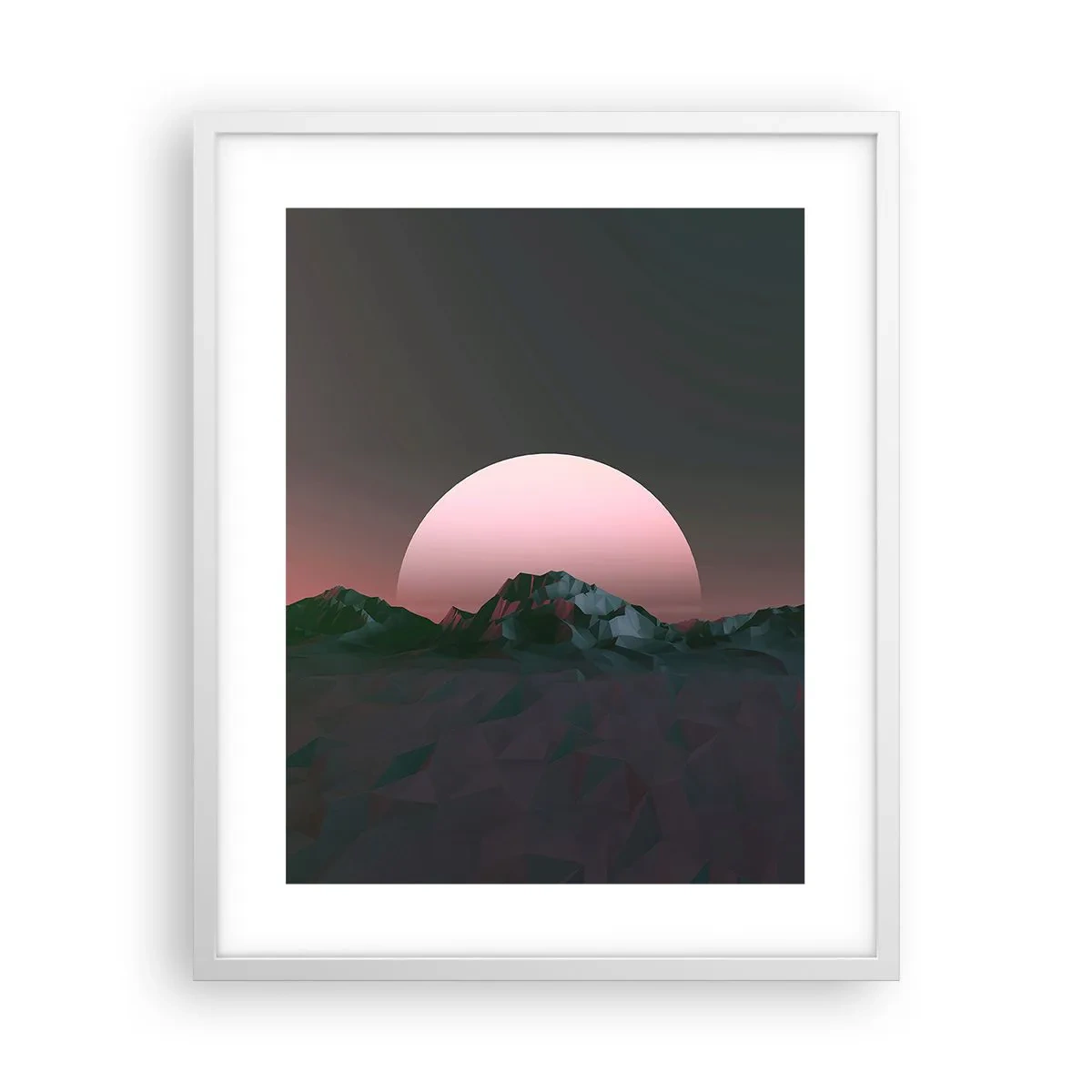 Poster in een witte lijst - In een naburig sterrenstelsel - 40x50 cm