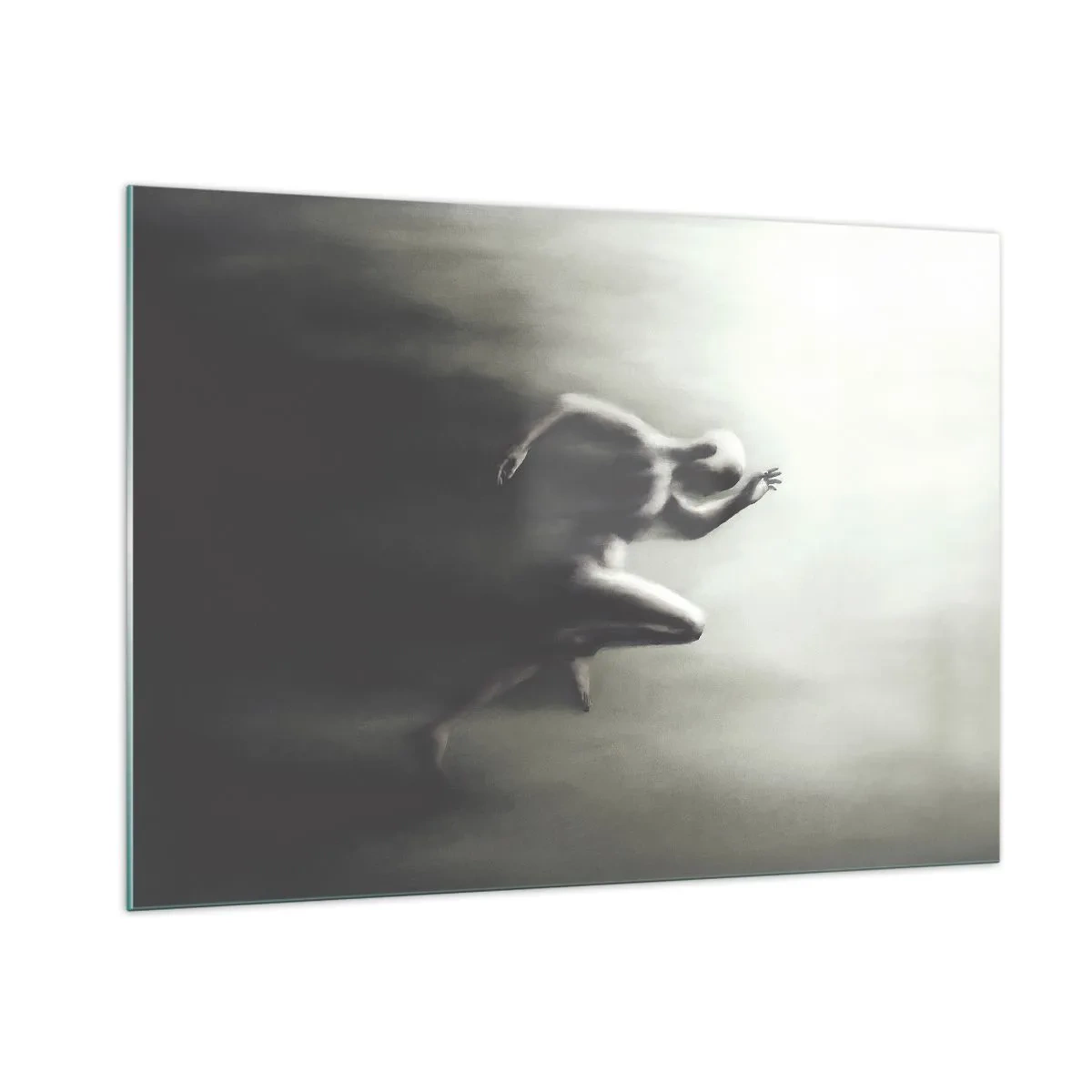 Schilderen op glas - Niet te stopen - 100x70 cm