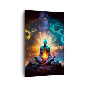 Schilderen op canvas - Kosmische vrede - 80x120 cm