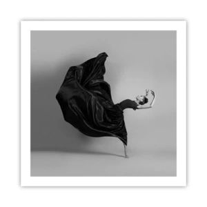 Poster - Gevleugeld door muziek - 60x60 cm