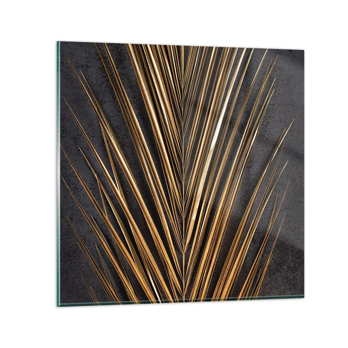 Schilderen op glas - Het goud van de tropen - 50x50 cm