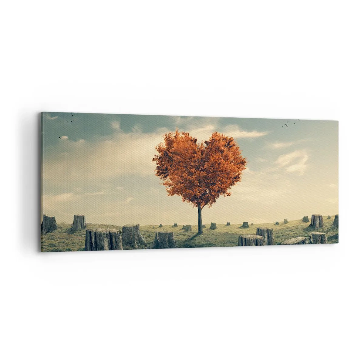 Schilderen op canvas - Er is nog steeds hoop - 100x40 cm