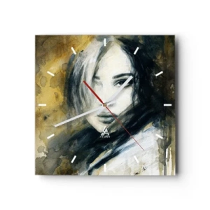Wandklok - Klok - onschuldiger of sensueler? - 30x30 cm