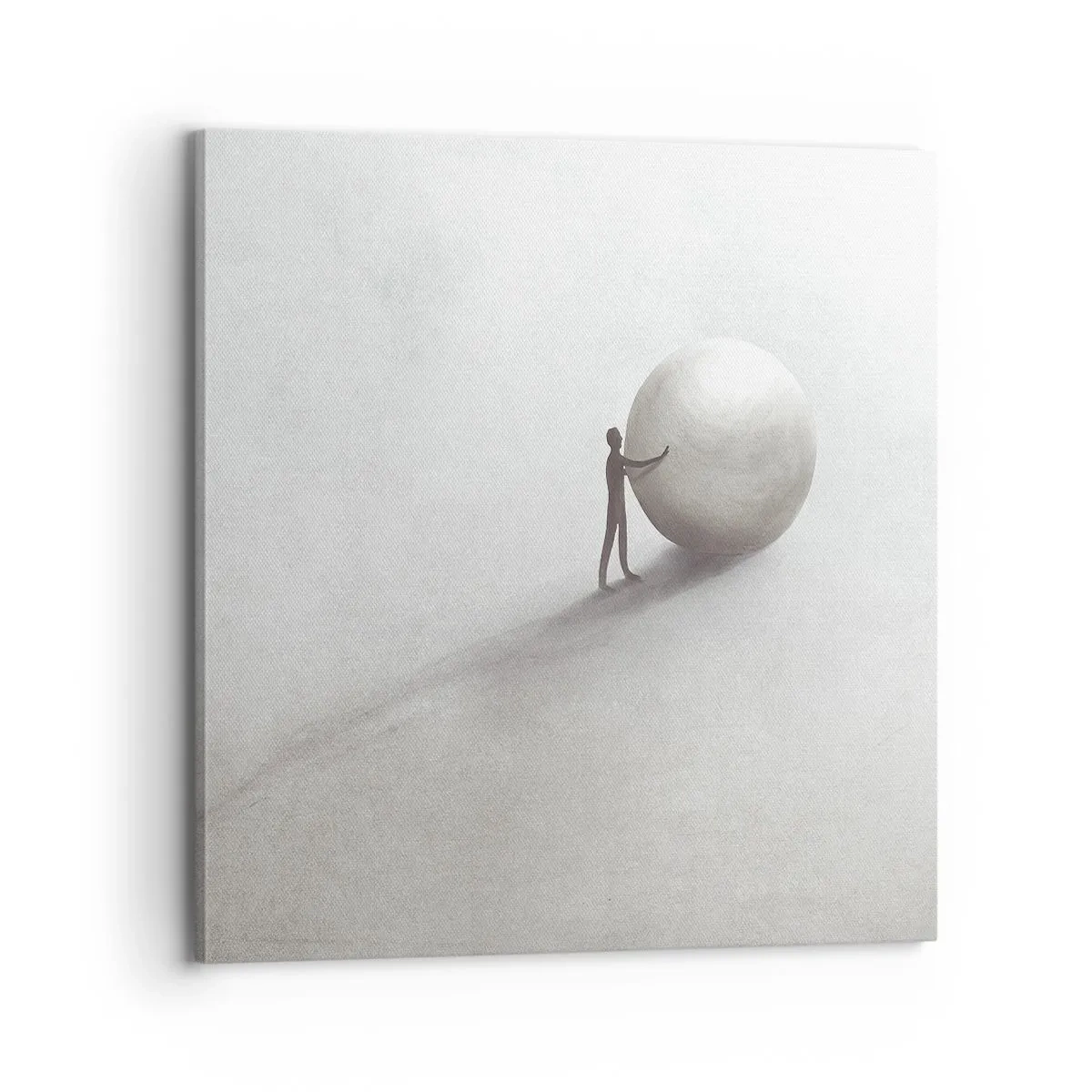Schilderen op canvas - Het spel van het leven - 70x70 cm
