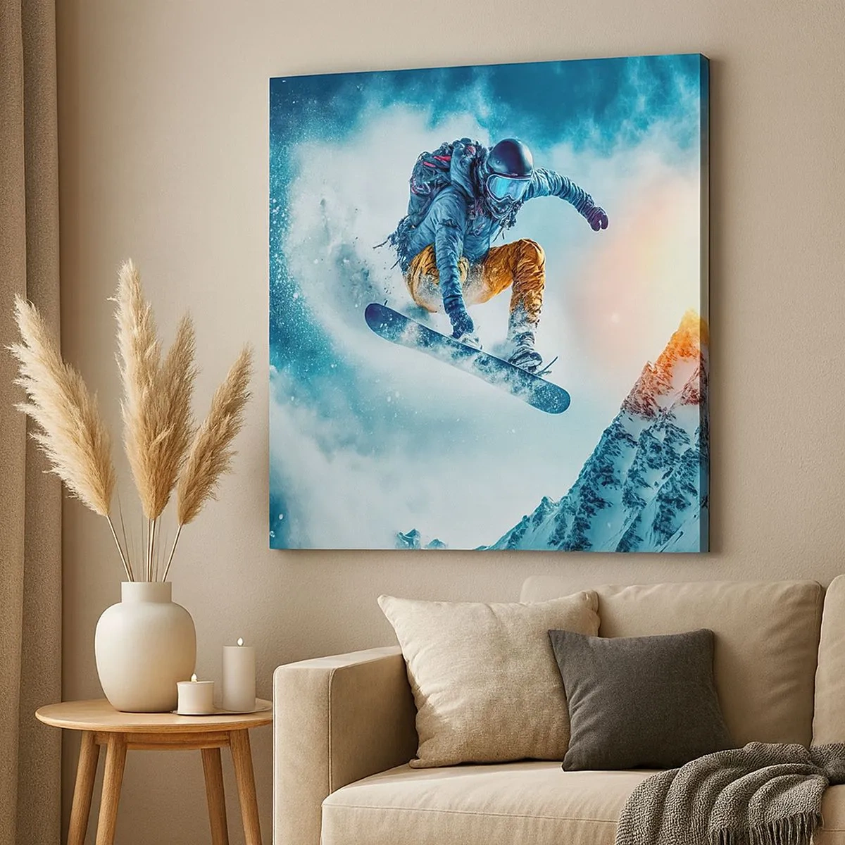 Schilderen op canvas - Extreme emoties - 30x30 cm