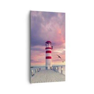 Schilderen op canvas - Het is tijd naar de haven te gaan - 65x120 cm