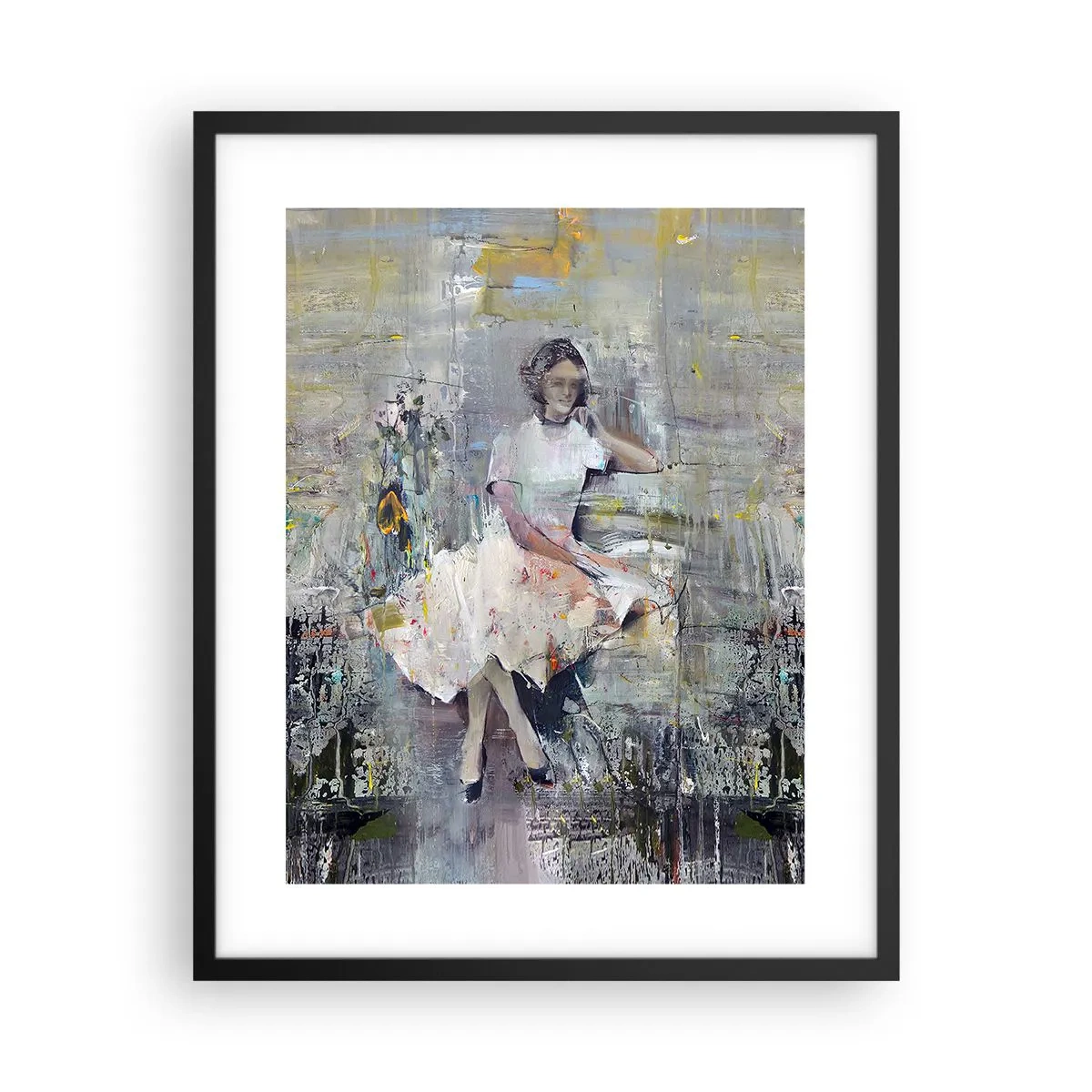 Poster in een zwarte lijst - Klassiek en modern - 40x50 cm
