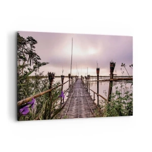 Schilderen op canvas - Rust en stilte van Azië - 120x80 cm