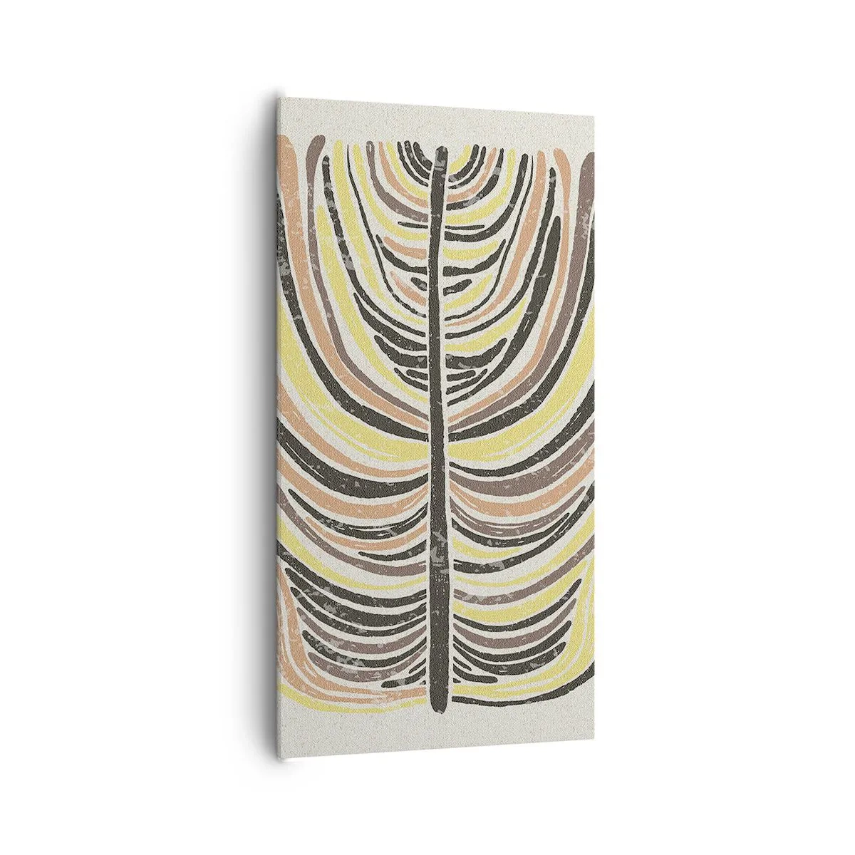 Schilderen op canvas - Abstractie vol leven - 65x120 cm