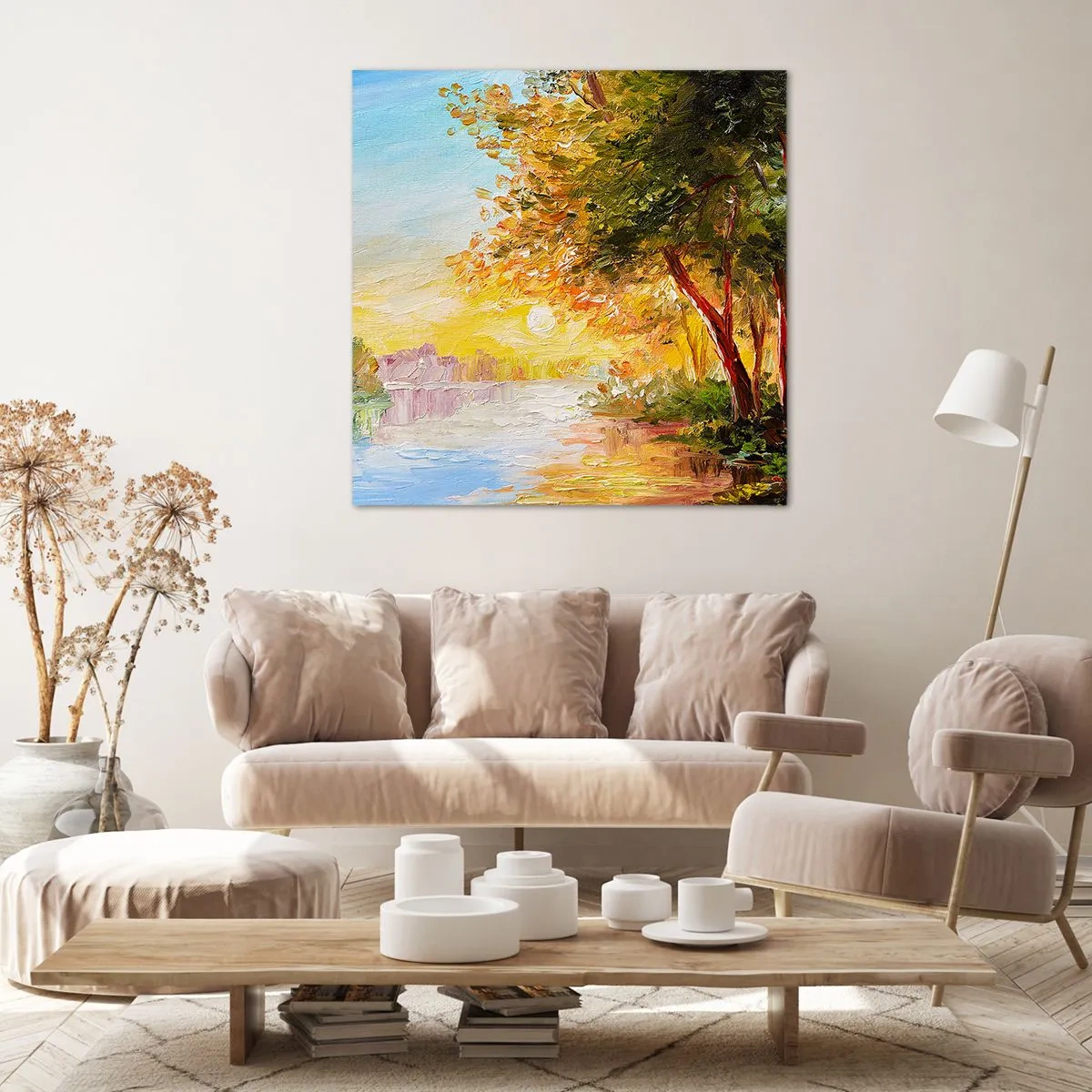 Schilderen op canvas - Et in Arcadia ego - 40x40 cm