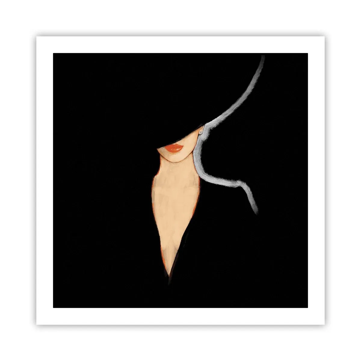 Poster - Elegantie en stijl - 60x60 cm