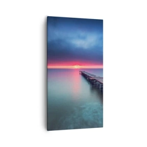 Schilderen op canvas - Tussen hemel en aarde - 55x100 cm