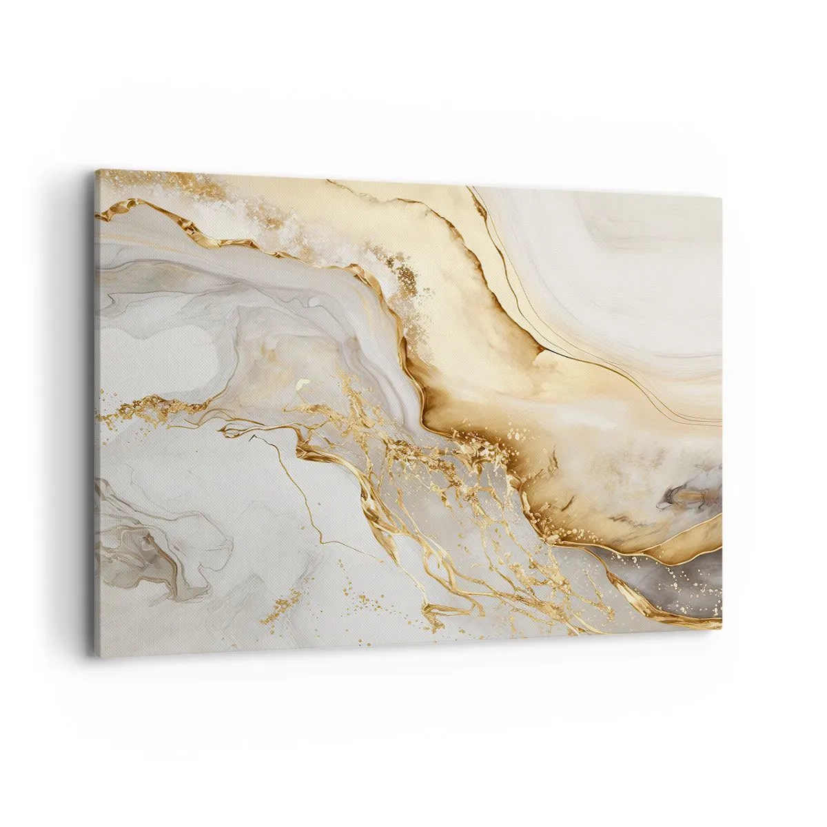 Schilderen op canvas - Abstractie: schoonheid en goedheid - 120x80 cm