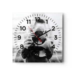 Wandklok - Klok - Maker en materiaal - 30x30 cm