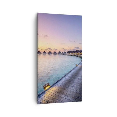 Schilderen op canvas - Vakantie - terug naar de bronnen - 55x100 cm