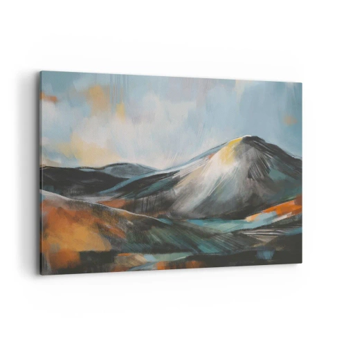 Schilderen op canvas - Ruw en prachtig - 100x70 cm