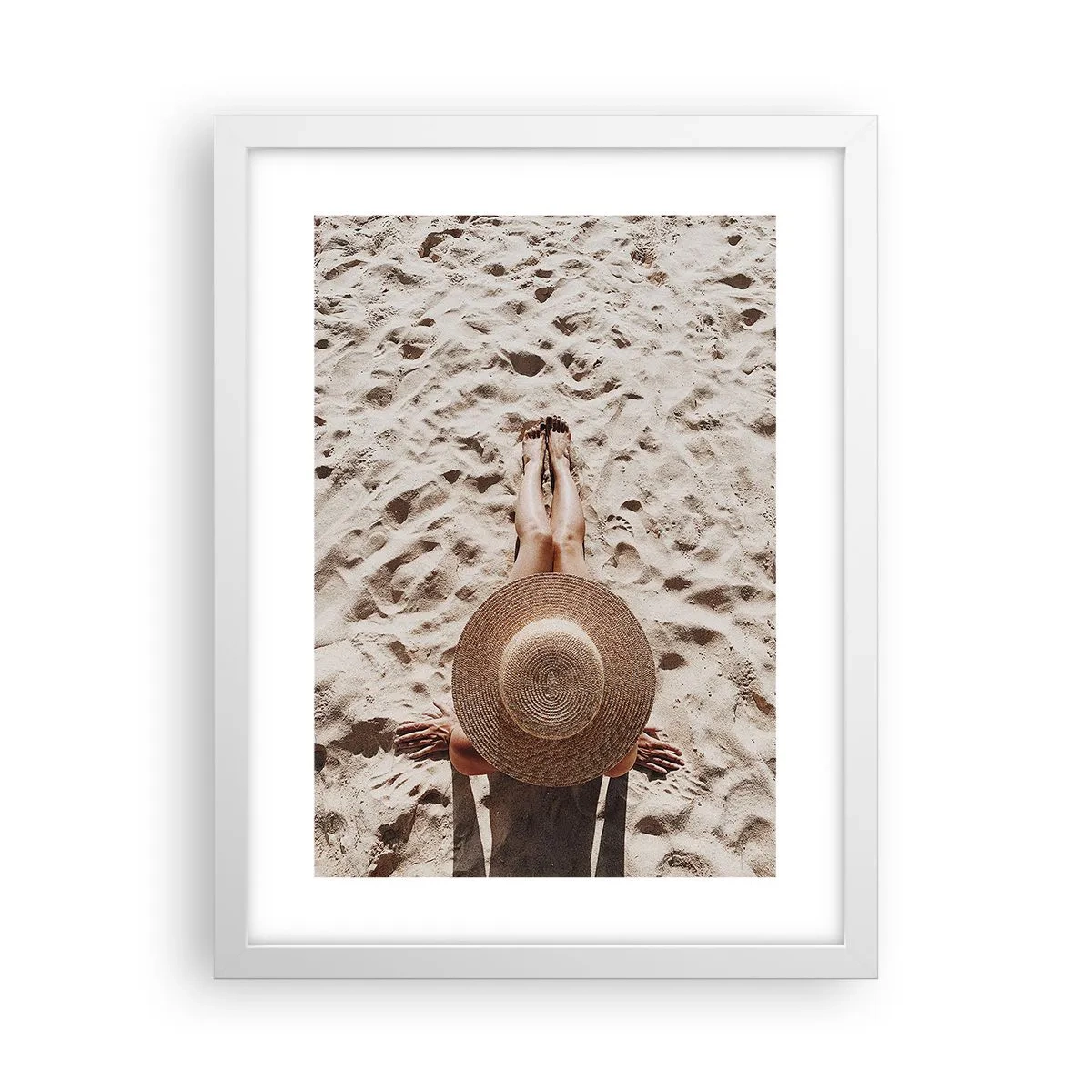 Poster in een witte lijst - De perfecte tijd - 30x40 cm