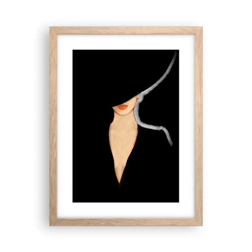 Een poster in een licht eiken lijst - Elegantie en stijl - 30x40 cm