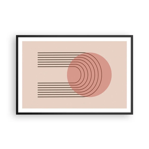 Poster in een zwarte lijst - Onweerstaanbare aantrekkingskracht - 91x61 cm
