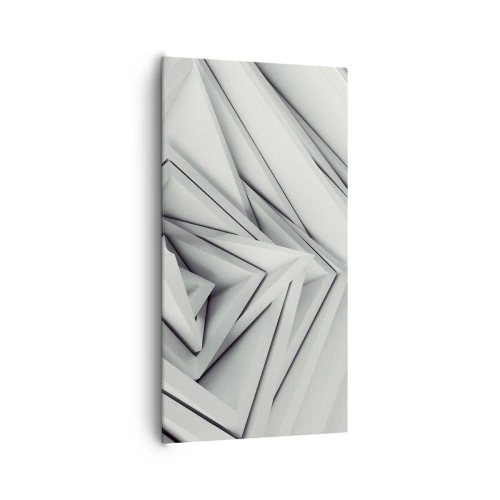 Schilderen op canvas - Scherpe hoeken knoppen - 65x120 cm