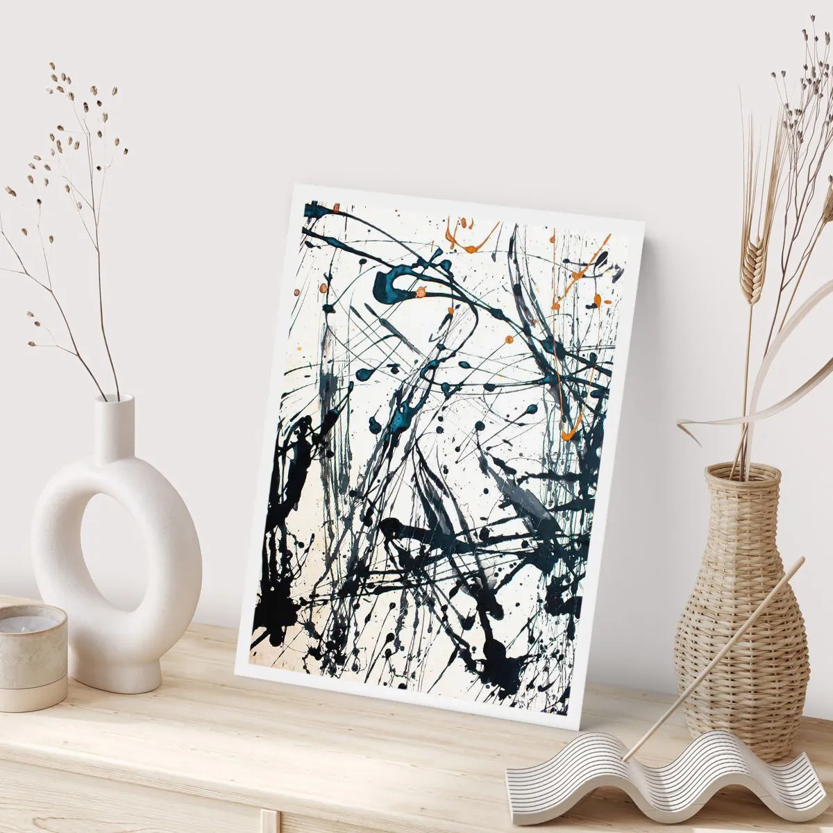 Poster - Expressionistische abstractie - 70x100 cm