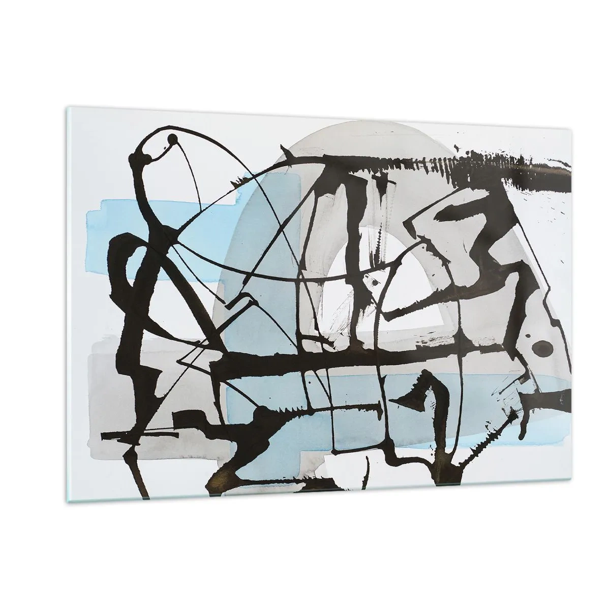 Schilderen op glas - Toch blauw - 120x80 cm