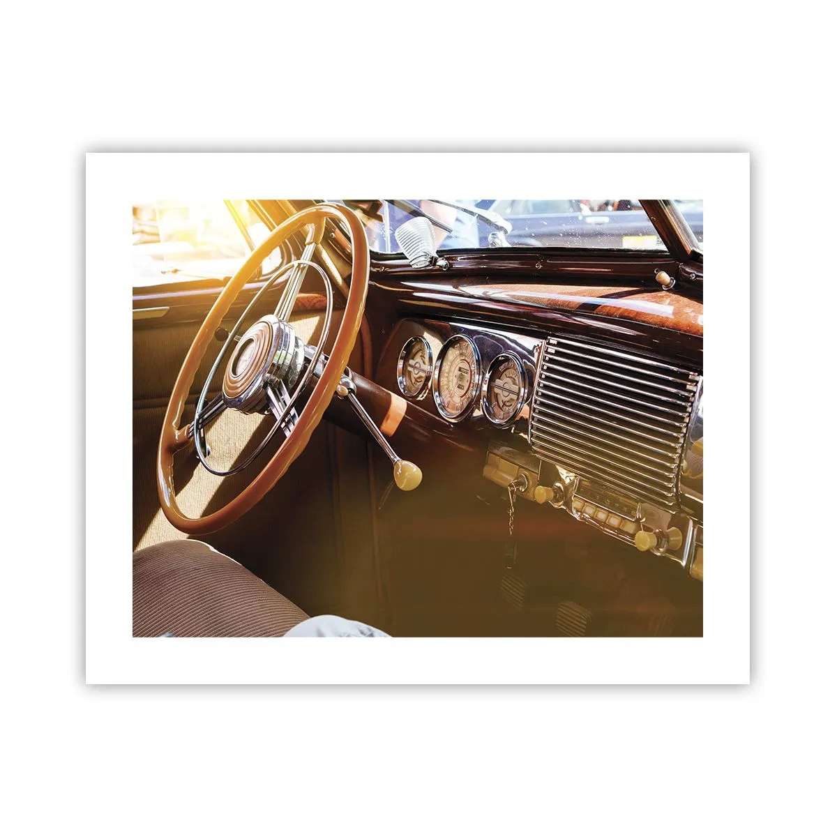 Poster - Een adem van luxe uit het verleden - 50x40 cm