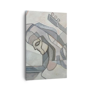 Schilderen op canvas - In de kracht van muziek - 80x120 cm