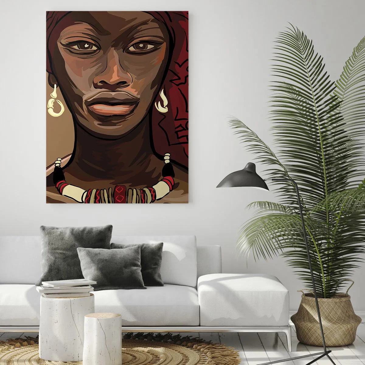 Schilderen op glas - Ebbenhouten Venus - 80x120 cm