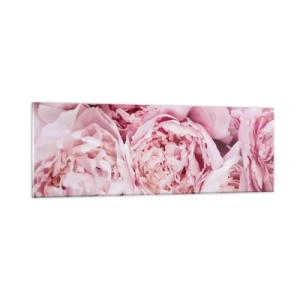 Schilderen op glas - Knuffelend en geurig - 90x30 cm