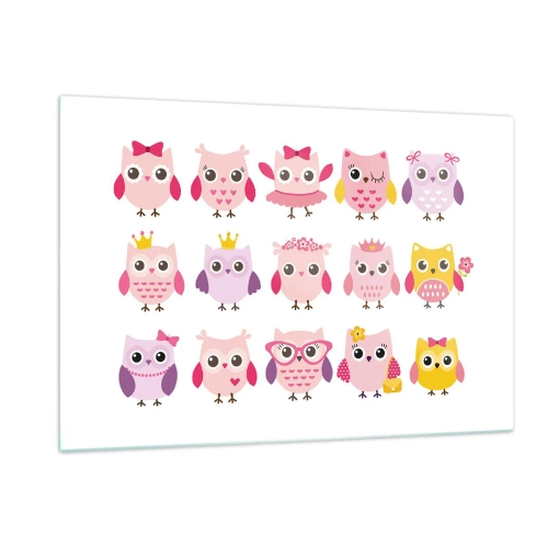 Schilderen op glas - De ene is zoeter dan de andere - 120x80 cm