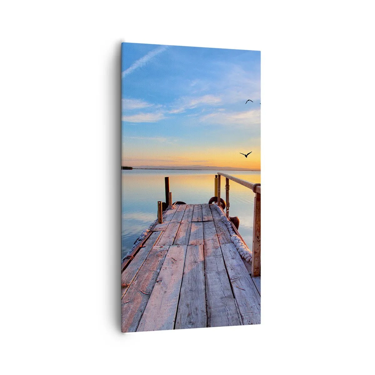 Schilderen op canvas - Loop recht naar de zon - 65x120 cm
