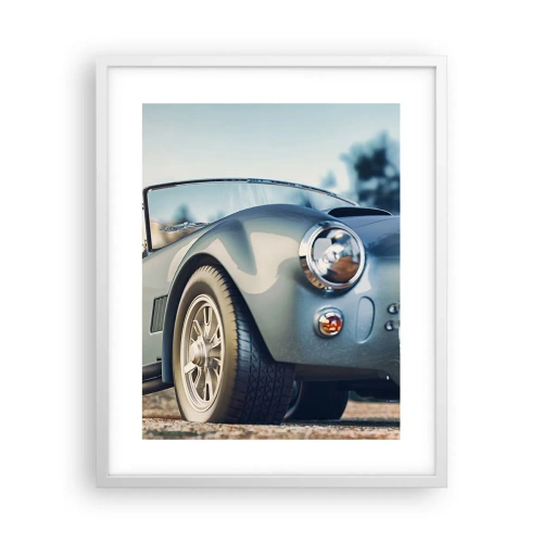 Poster in een witte lijst - Omdat stijl ertoe doet - 40x50 cm