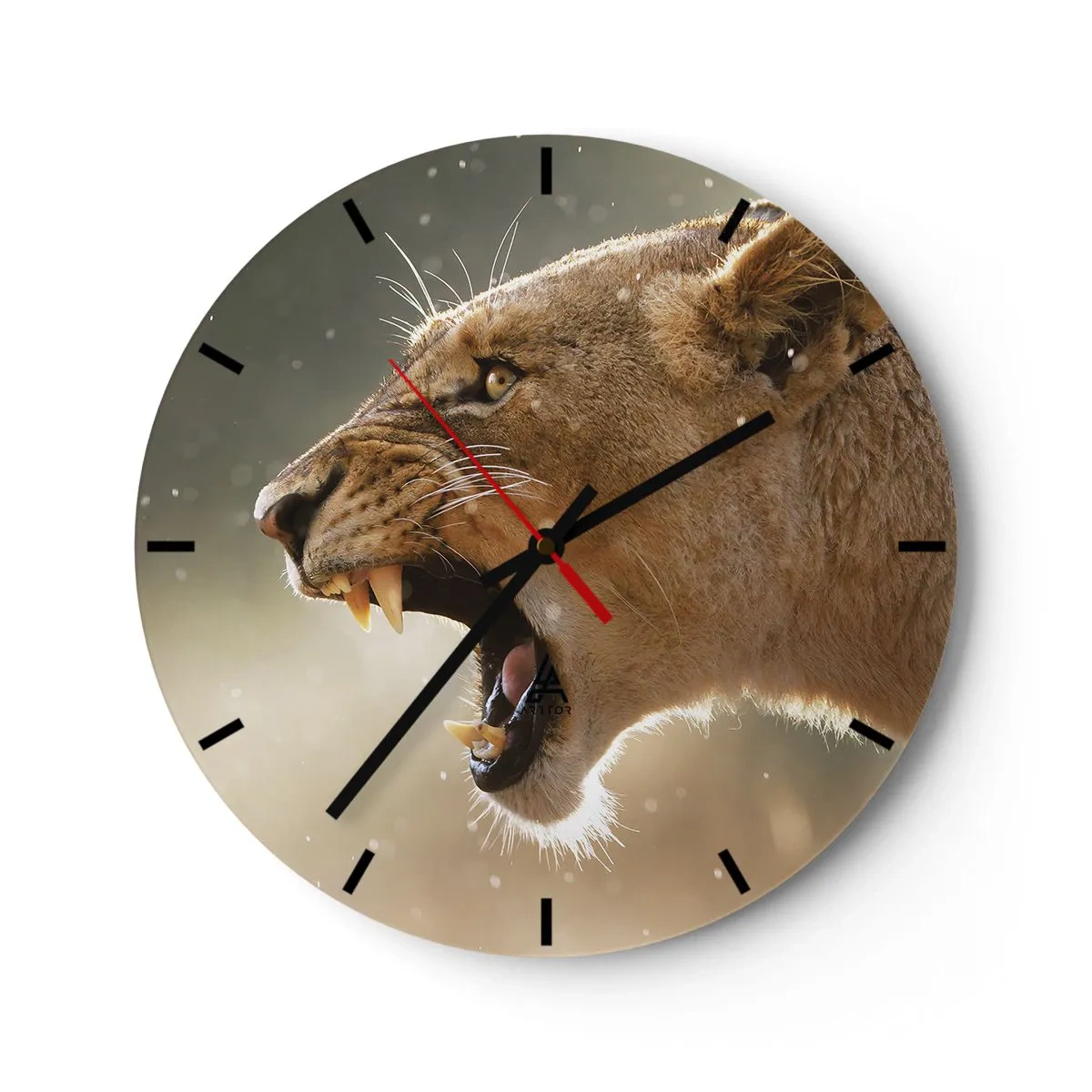Wandklok - Klok - Probeer niet te luisteren - 40x40 cm