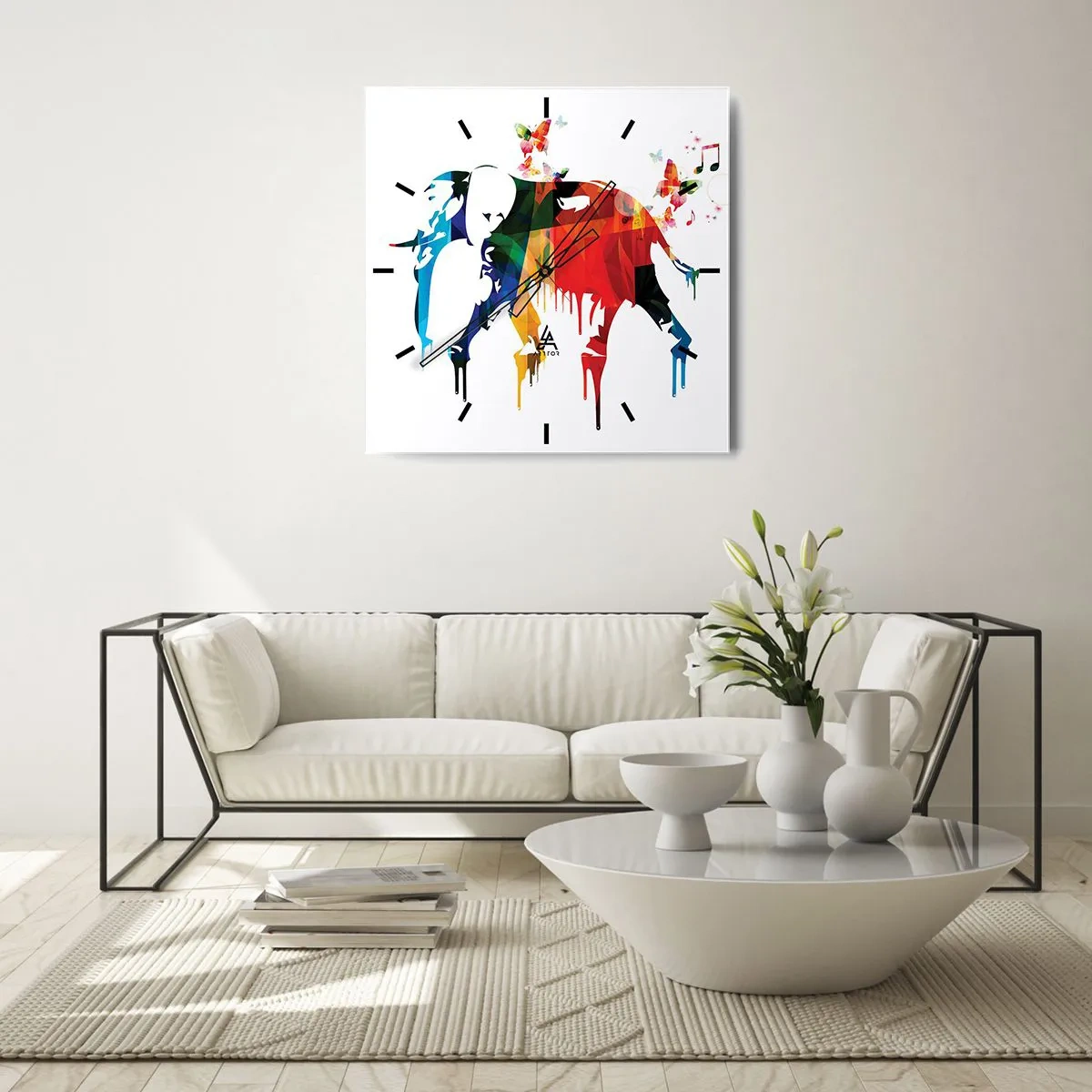 Wandklok - Klok - Iedereen kan dansen - 40x40 cm