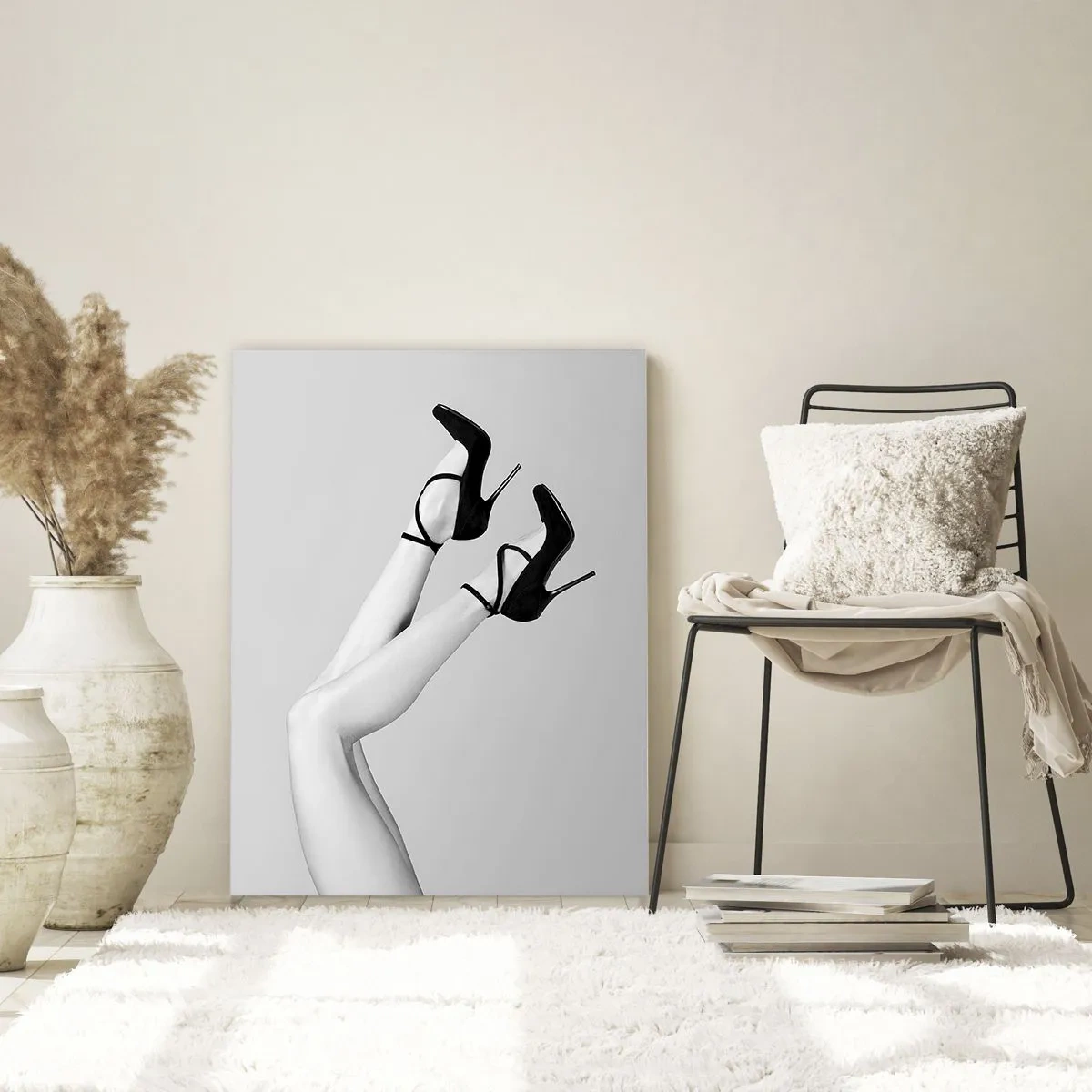 Schilderen op glas - Op zijn kop - 50x70 cm