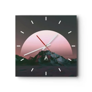 Wandklok - Klok - In een naburig sterrenstelsel - 30x30 cm