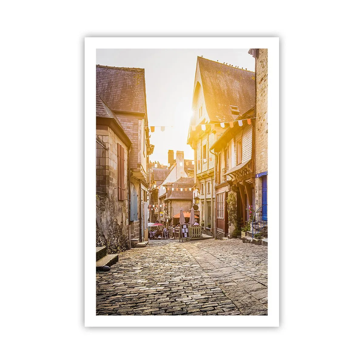 Poster - De witte geest van het stadje - 61x91 cm