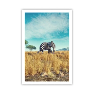 Poster - Grijs is niet meer in de mode - 61x91 cm