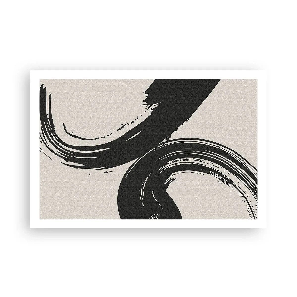 Poster - Vegend en cirkevormig - 91x61 cm