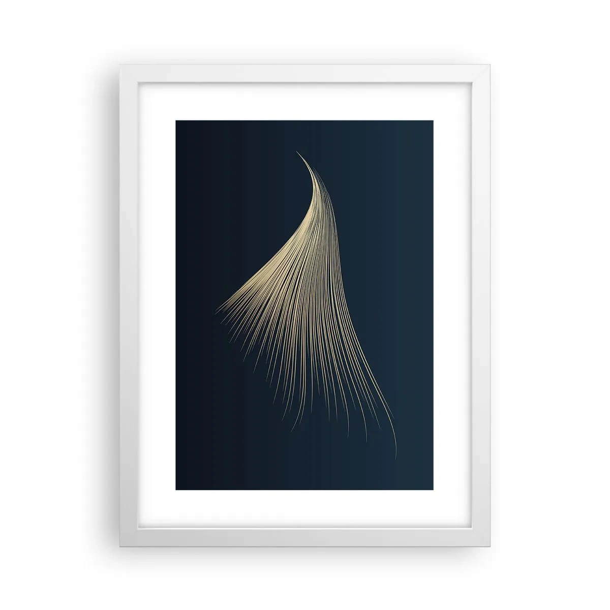Poster in een witte lijst - Als het haar van een engel - 30x40 cm
