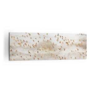 Schilderen op canvas - Het is tijd… - 160x50 cm