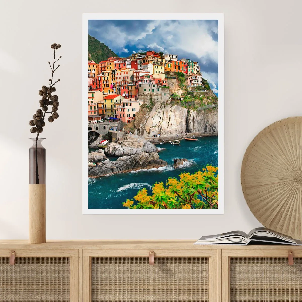 Poster - Een groepje geklampt an de rots - 40x50 cm