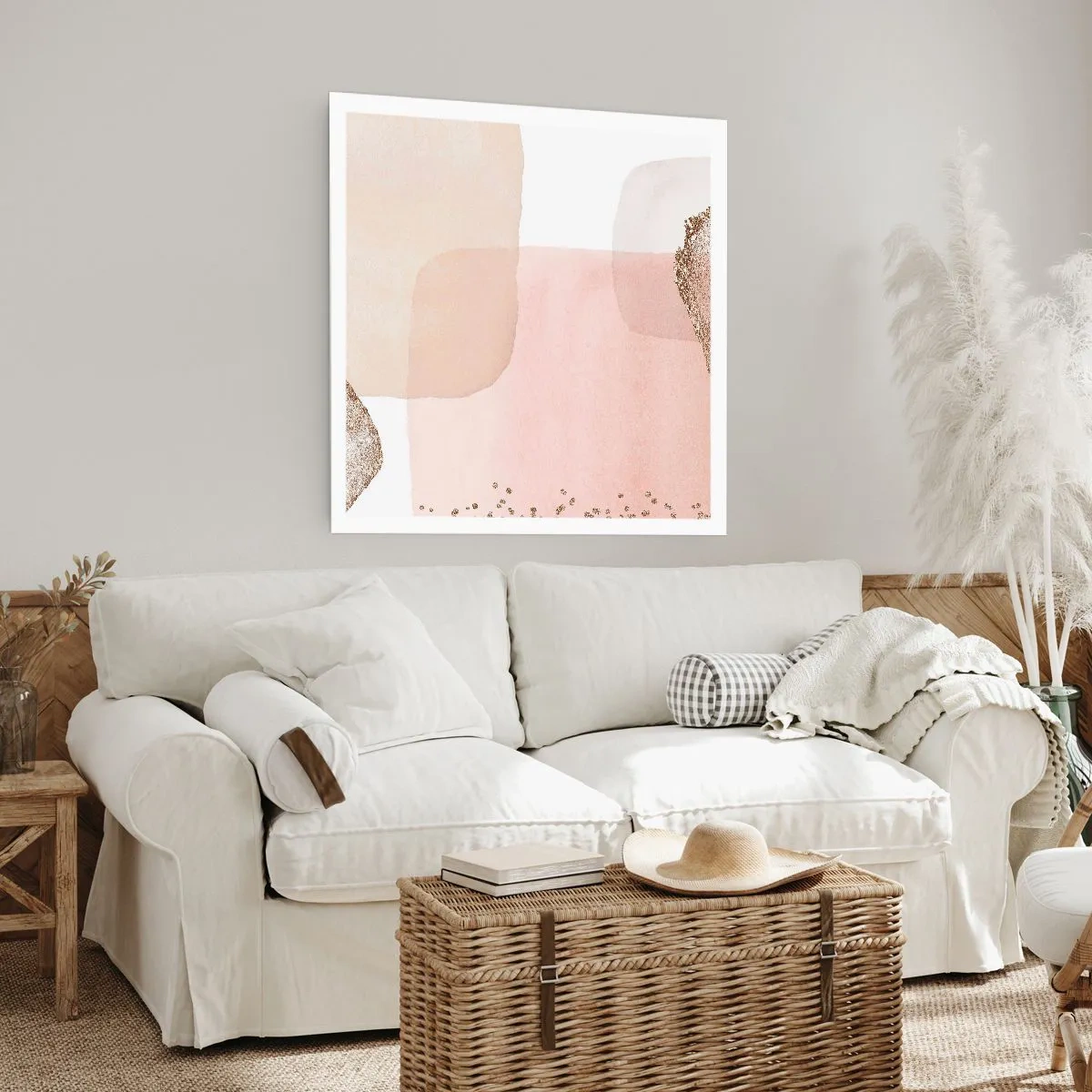 Poster - Een blik door kleur - 50x50 cm