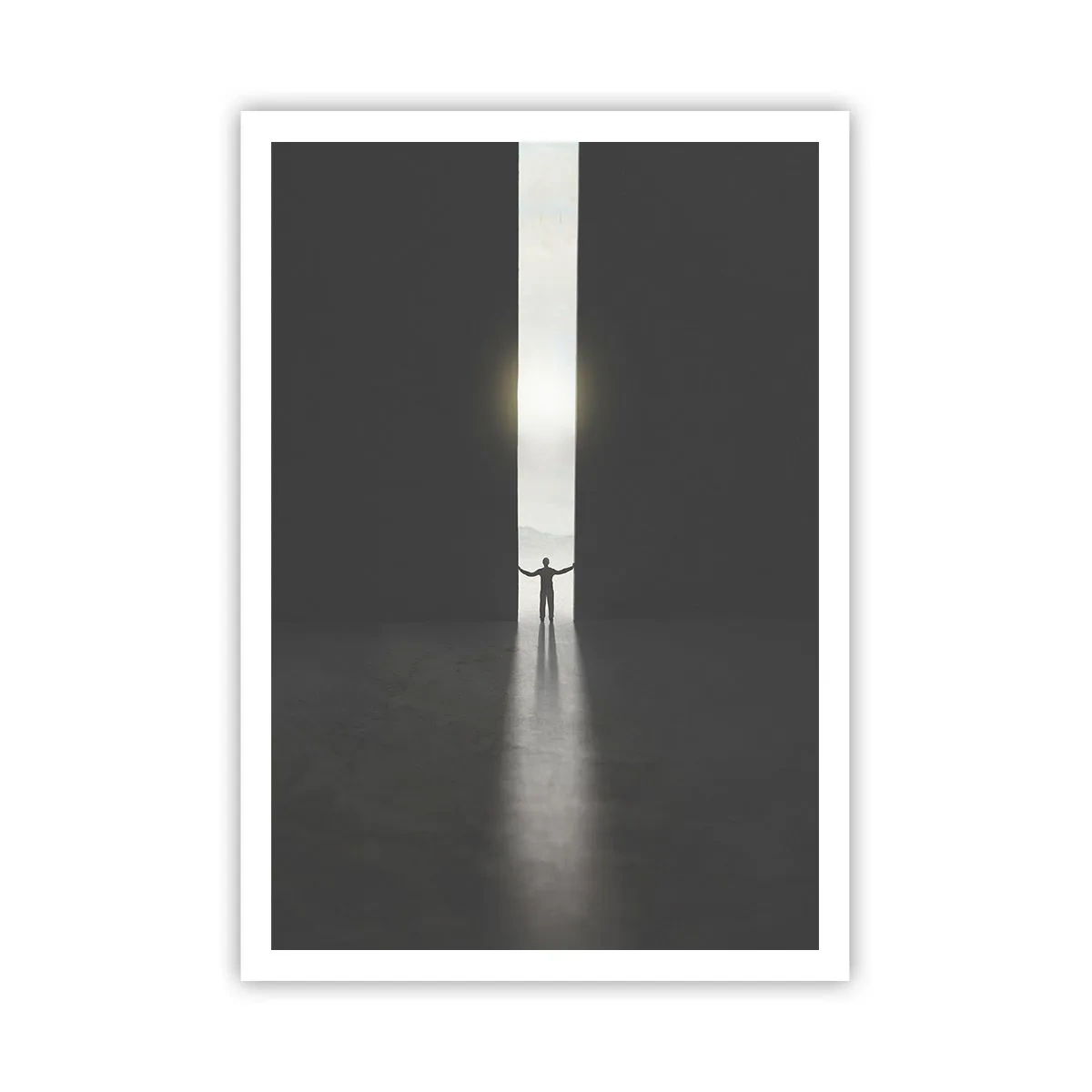 Poster - Een stap naar een mooie toekomst - 70x100 cm