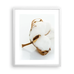 Poster in een witte lijst - Zacht van aard - 40x50 cm