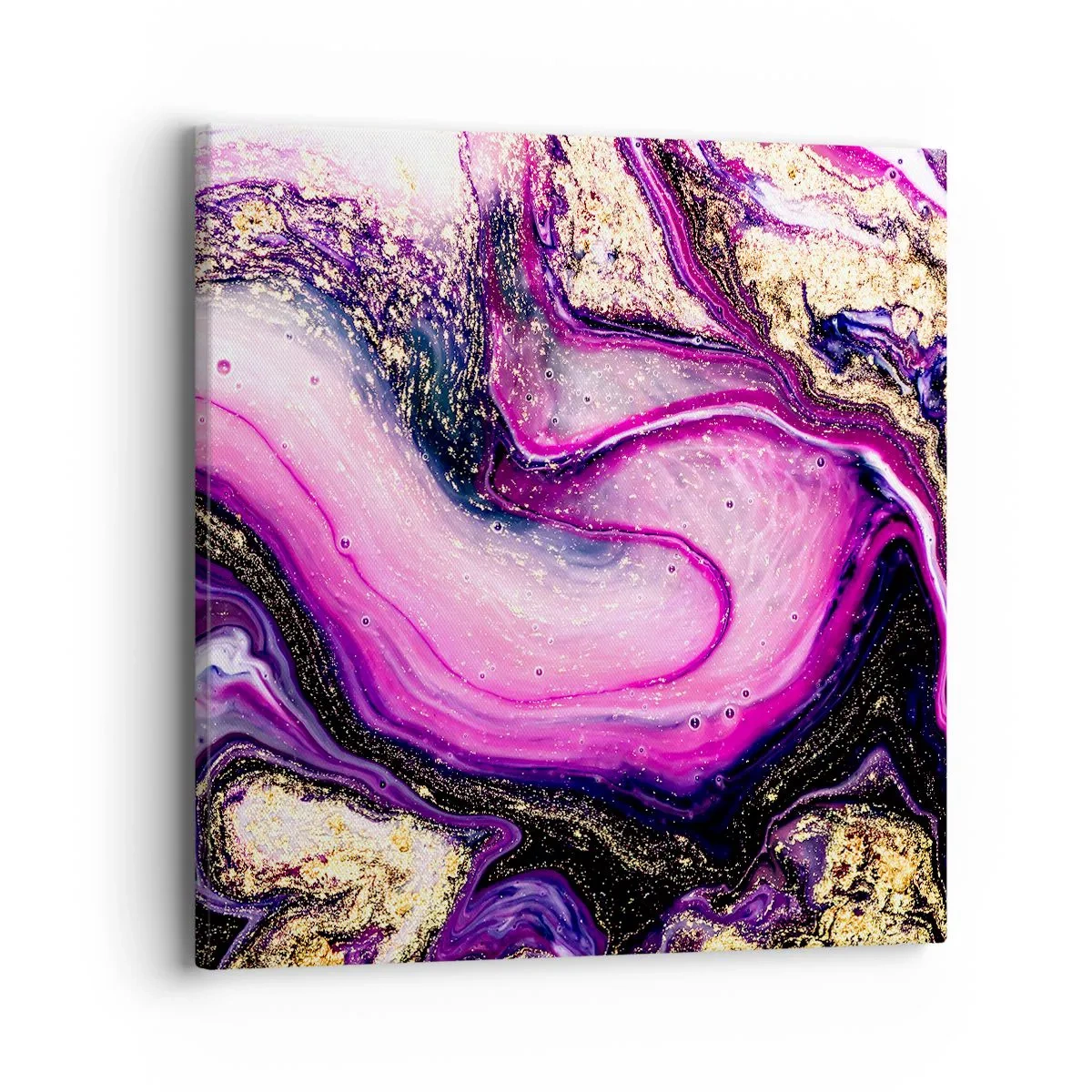 Schilderen op canvas - Een momentje achter de schermen - 40x40 cm