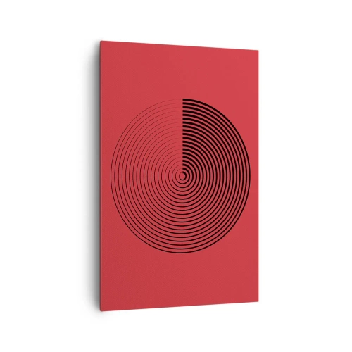 Schilderen op canvas - Circulaire beweging - 80x120 cm