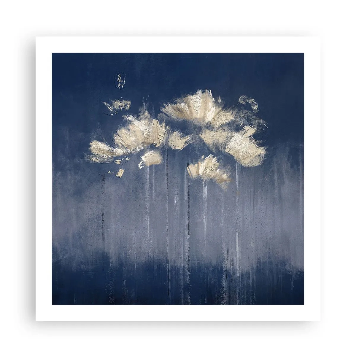 Poster - Als bloemblaadjes in de wind - 60x60 cm