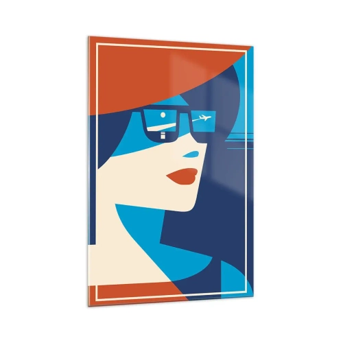 Schilderen op glas - Vakantie trip - 70x100 cm